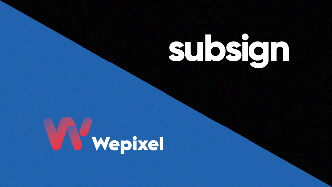 subsign merges with wepixel